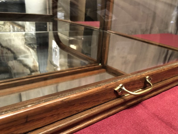 Beautiful old shop counter display case.