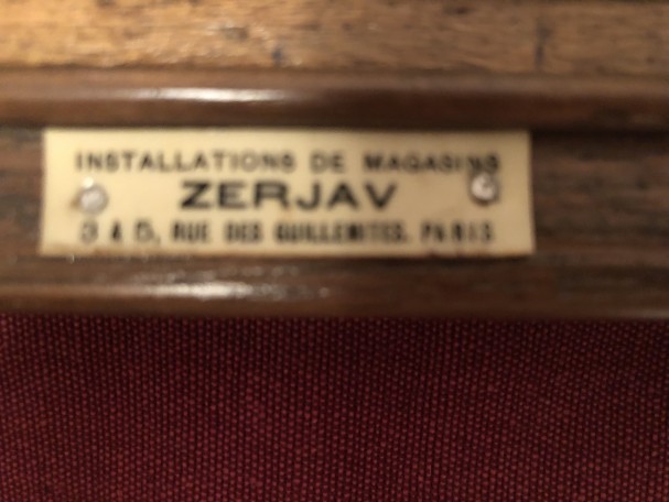 Beautiful old shop counter display case.