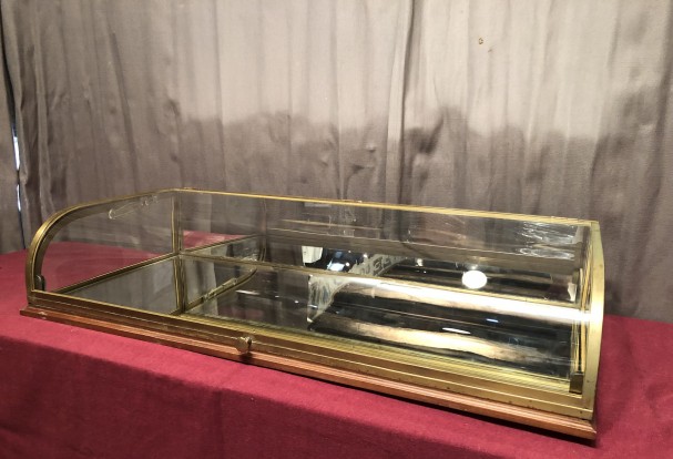 Old large shop counter display case.