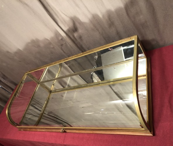 Old large shop counter display case.