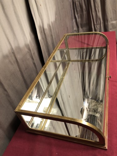 Old large shop counter display case.