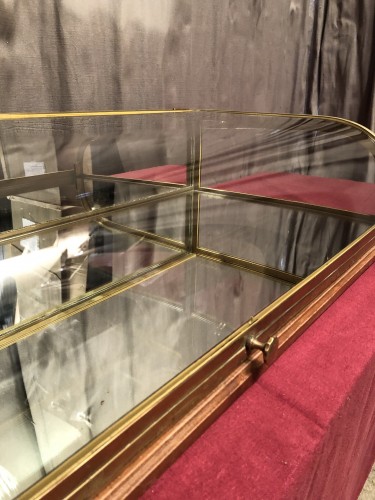 Old large shop counter display case.