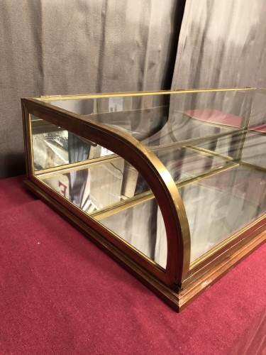 Old large shop counter display case.