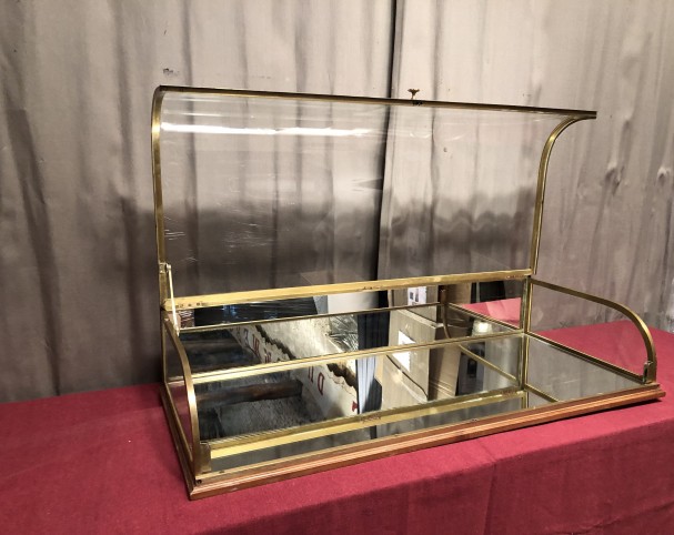 Old large shop counter display case.