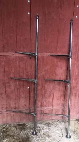 Old uprights for store shelves.