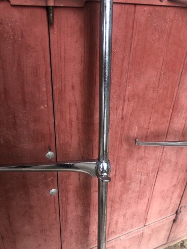Old uprights for store shelves.