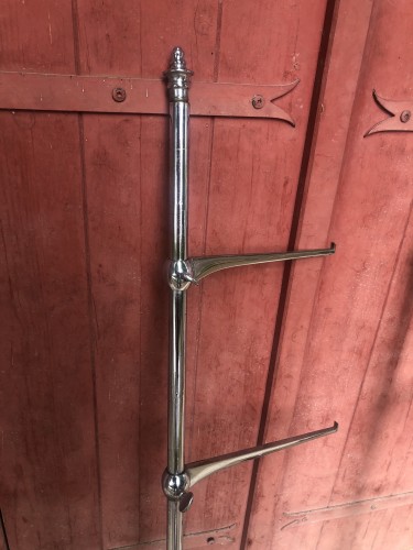 Pair of antique store shelf uprights.