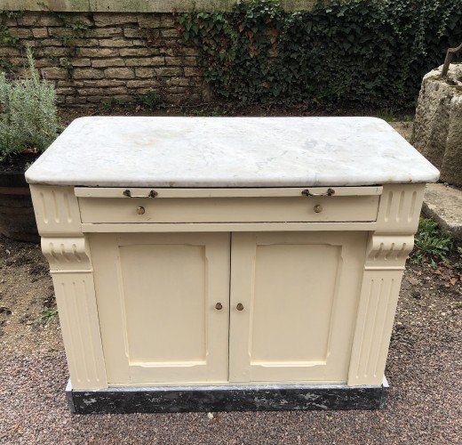 Antique bakery and pastry furniture.