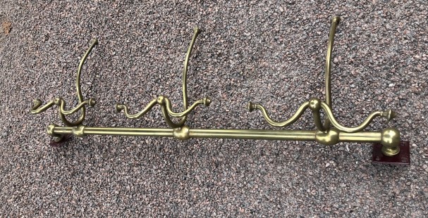 Wall coat rack.