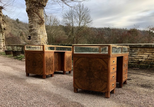 Pair of shop counters display cases.(sold)