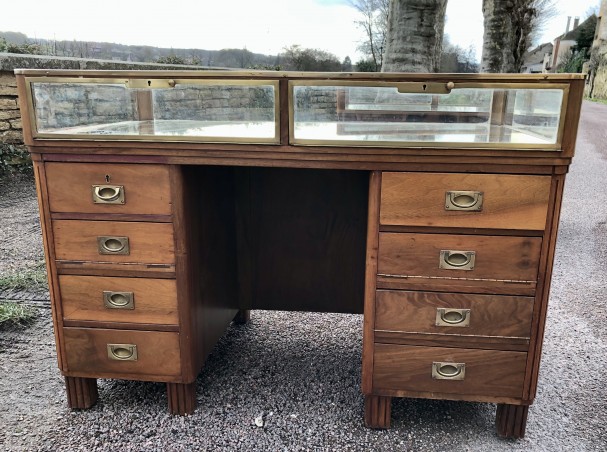 Pair of shop counters display cases.(sold)