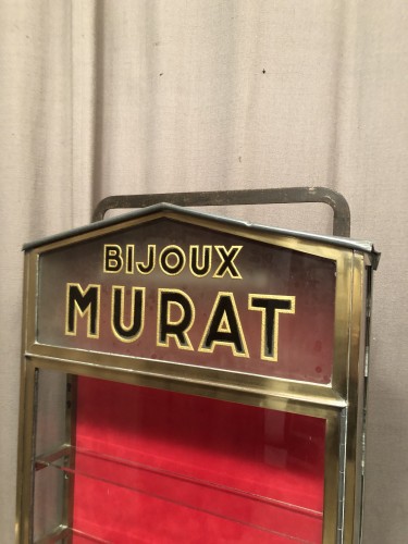 Old shop display case, jewelry store.