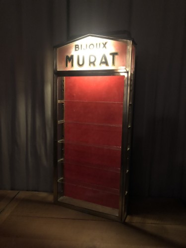 Old shop display case, jewelry store.