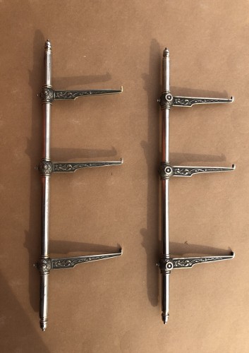 Two jambs and shelves supports