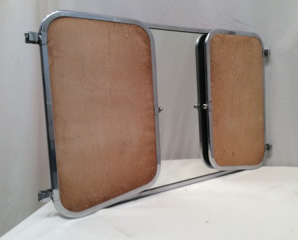 Vintage wall triptych mirror.