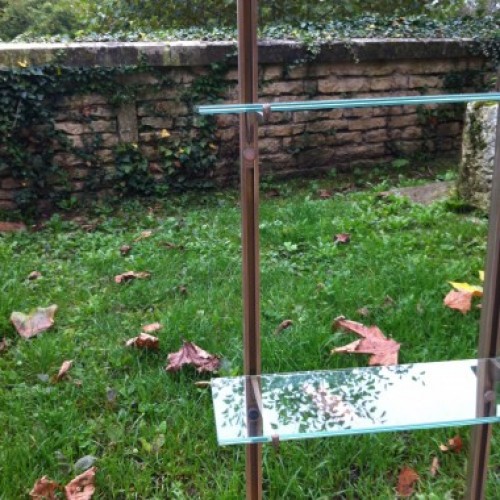 Pair of display shelves (sold)