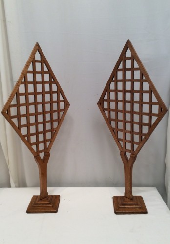 Pair of vintage stand displays.