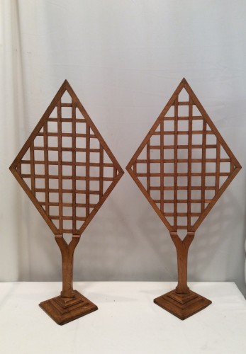 Pair of vintage stand displays.