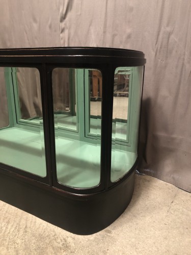 Antique shop display counter unit.