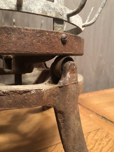 Antique bottle drainer.