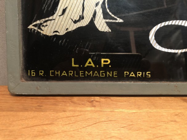 Former women's lingerie sign.