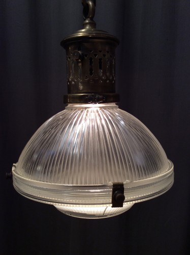 Vintage Holophane suspension lamp