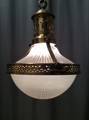 Vintage Holophane suspension lamp