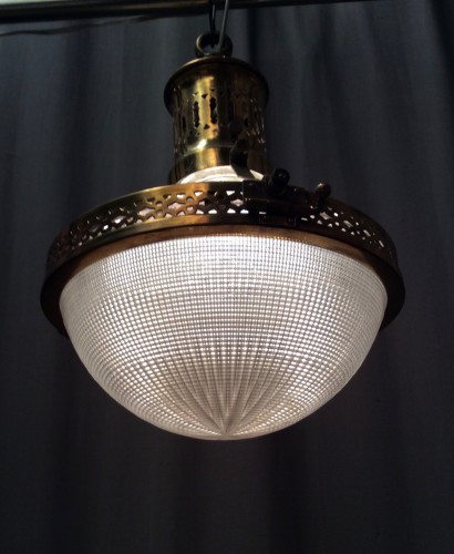 Vintage Holophane suspension lamp