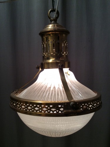 Vintage Holophane suspension lamp