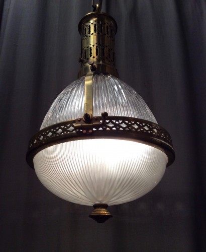 Vintage Holophane suspension lamp.