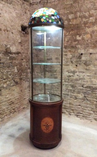 Exceptional old shop display cabinet.