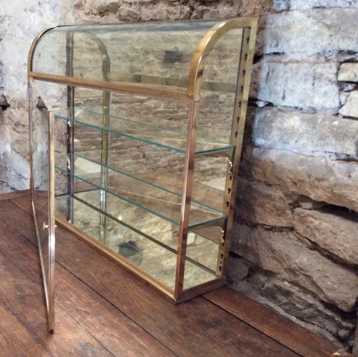 Vintage wall display case. (sold CP)