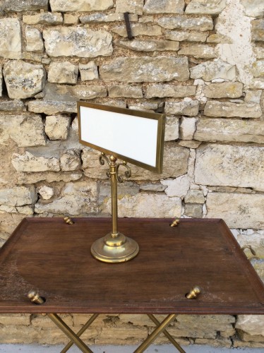 Vintage shop counter panel.
