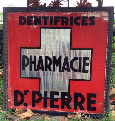 Pharmacy vintage sign.