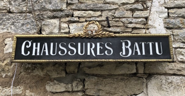 Old shop sign.