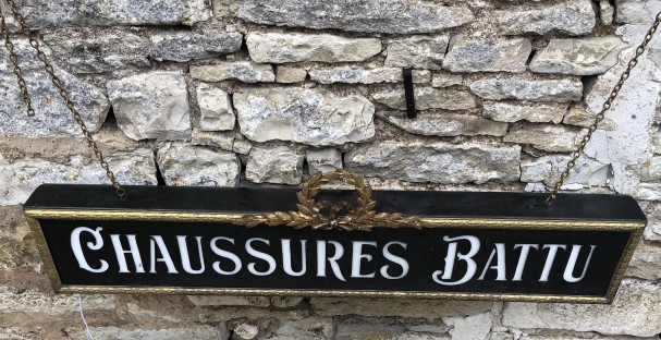 Old shop sign.