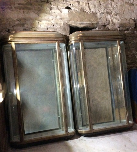 Pair of wall cabinets. (sold CP)