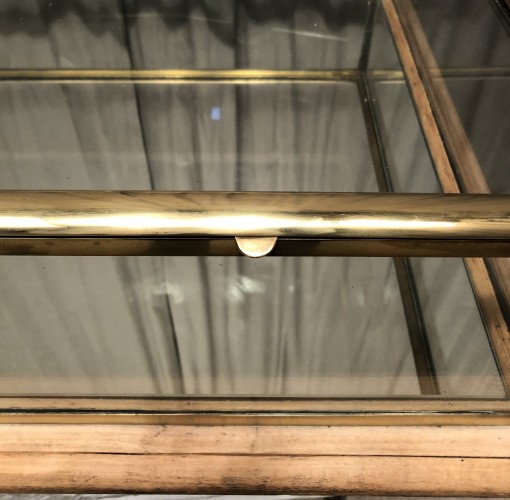 Old big store counter display case.