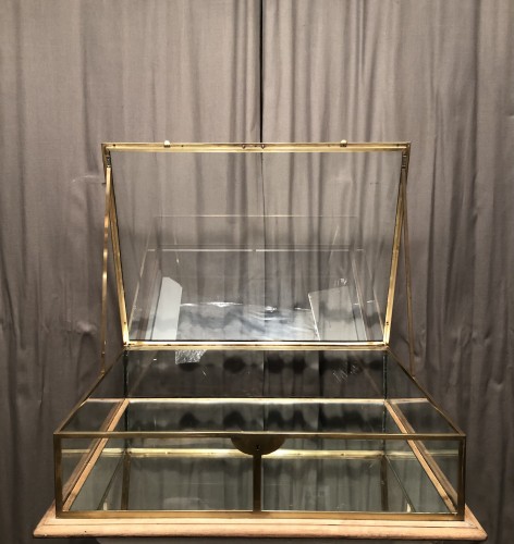 Old big store counter display case.