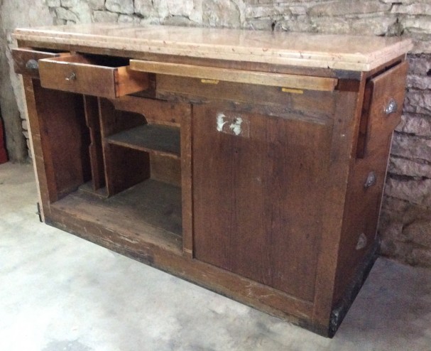 Old bakery counter furniture 1900