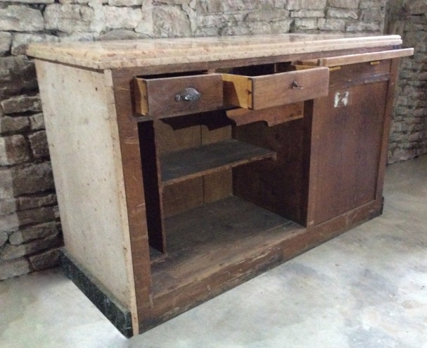 Old bakery counter furniture 1900