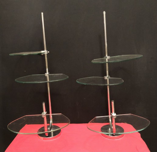 Pair of displays stand.