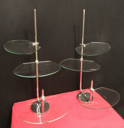 Pair of displays stand.