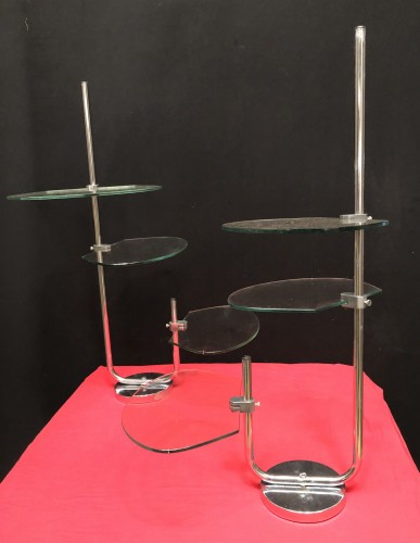 Pair of displays stand.