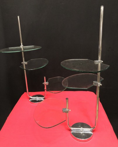 Pair of displays stand.