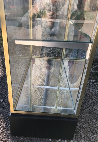 Old store, hotel, display cabinet.