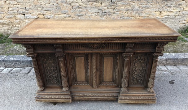 Old store counter desk.