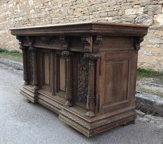 Old store counter desk.