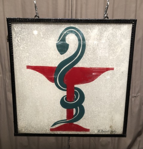 Old pharmacy sign.(sold)