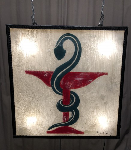 Old pharmacy sign.(sold)